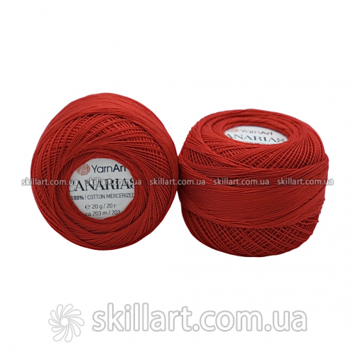 Пряжа Canarias 20гр (красный) 6328